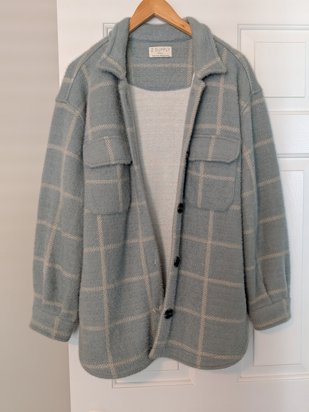 Z Supply Light Blue Tucker Jacket